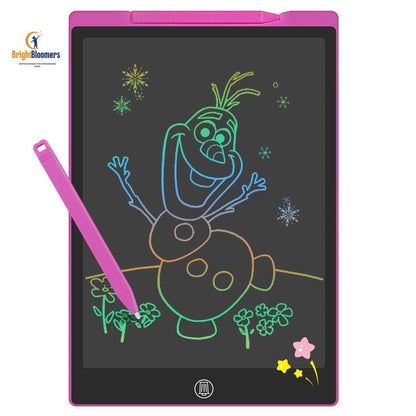 12 Inches LCD Writing Tablet Super Bright Electronic Writing Doodle Pad Drawing Board Office School Writing Ultra-Thin Board