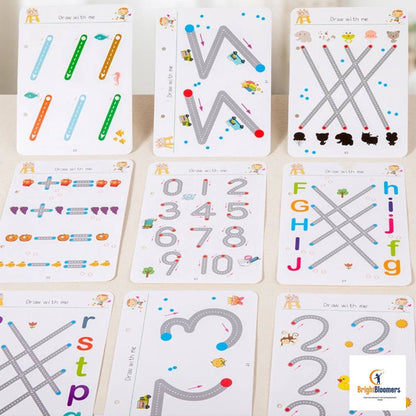 ABC Puzzle Cards, Kindergarten Readiness, Self Correcting Puzzles, Alphabet Learning Games, Puzzles for Toddlers, Ages 3+