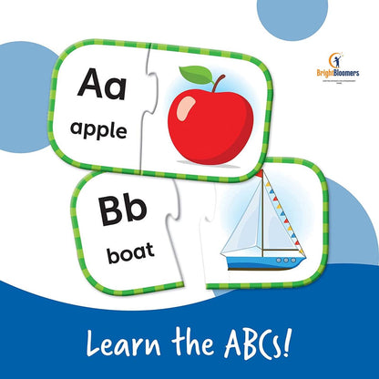 ABC Puzzle Cards, Kindergarten Readiness, Self Correcting Puzzles, Alphabet Learning Games, Puzzles for Toddlers, Ages 3+