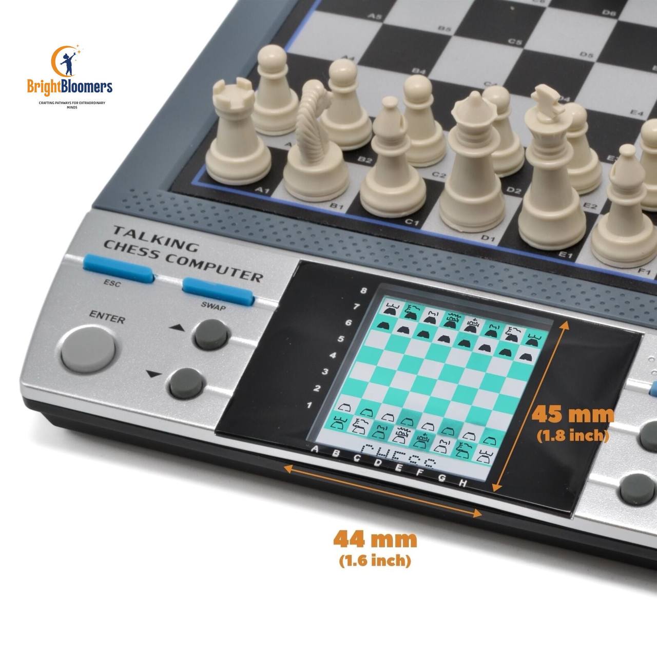  Electronic Chess Set - Talking Chess Computer Set, Board Game, Beginner...