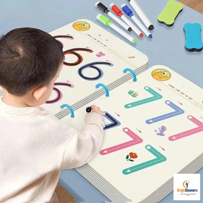 Magical Tracing Workbook: Reusable Montessori Pen Control Practice for Kids