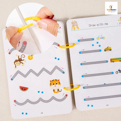 Magical Tracing Workbook: Reusable Montessori Pen Control Practice for Kids